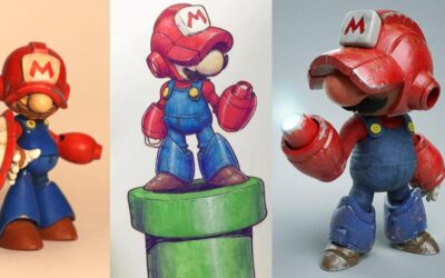 Super Mario Mega Man – customisation de jouets