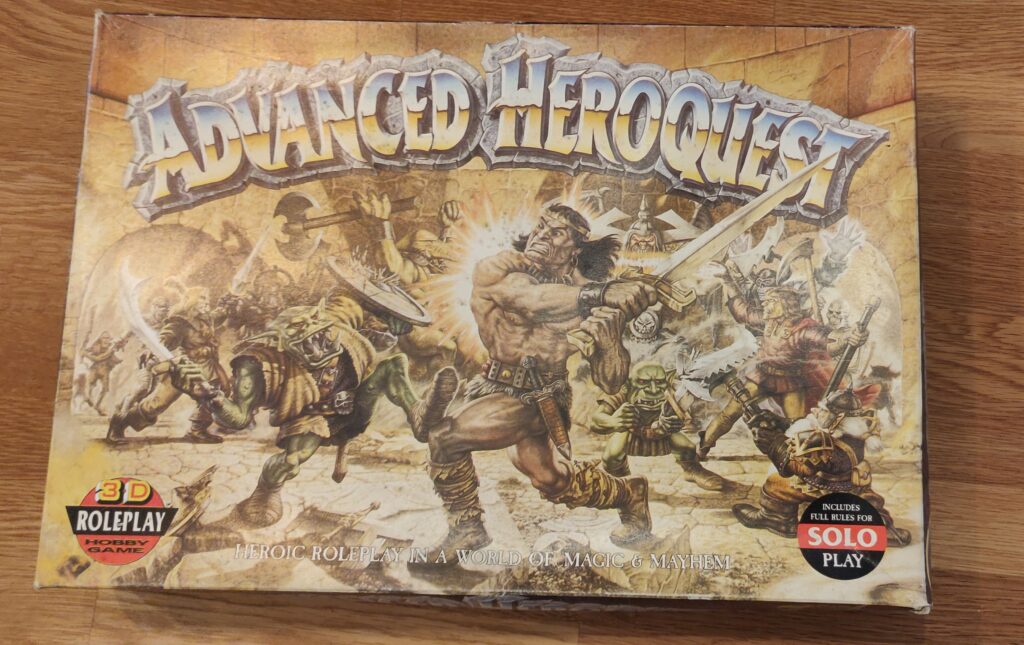 La boîte de Advanced HeroQuest