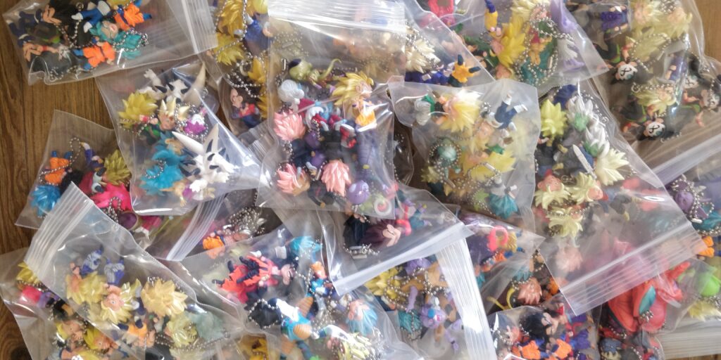 Le loot, ce qu'on a ramené de notre voyage