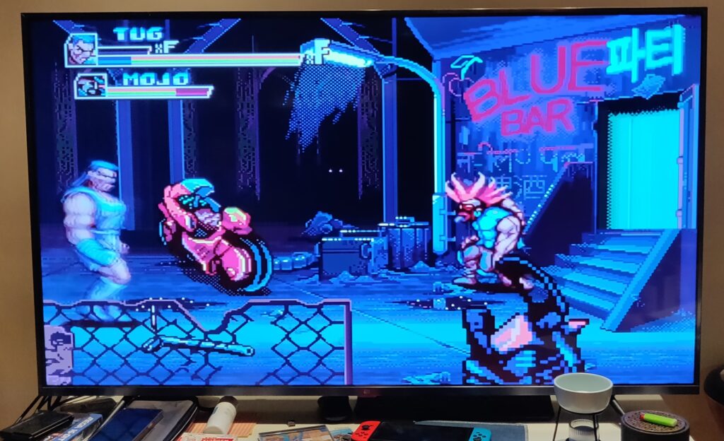 écran en jeu paprium