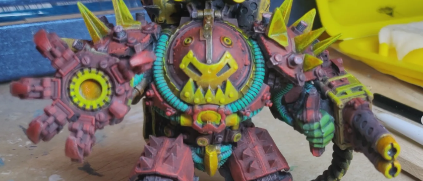 Un méca orc de chez Hardcore Miniatures