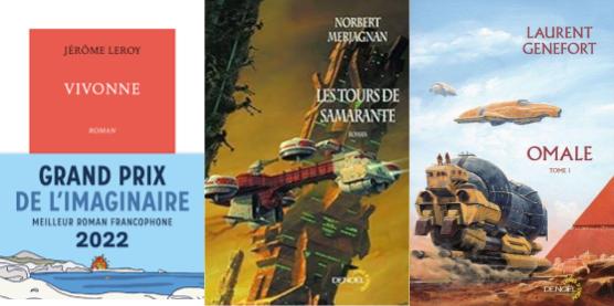 top 3 des romans lus en2025 : Vivonne, Les tours de Samarante, Omale